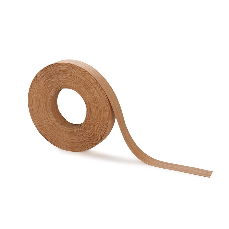 Pre-Glued Edge Banding Roll - Species:Oak Red - Width:13/16" - Length:50&apos;